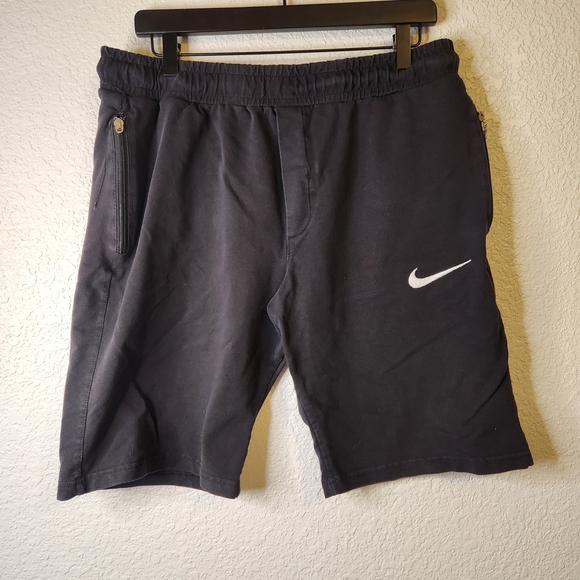 Nike Pro Shorts Men's Size L Black Running Linerless loungewear - Picture 2 of 14